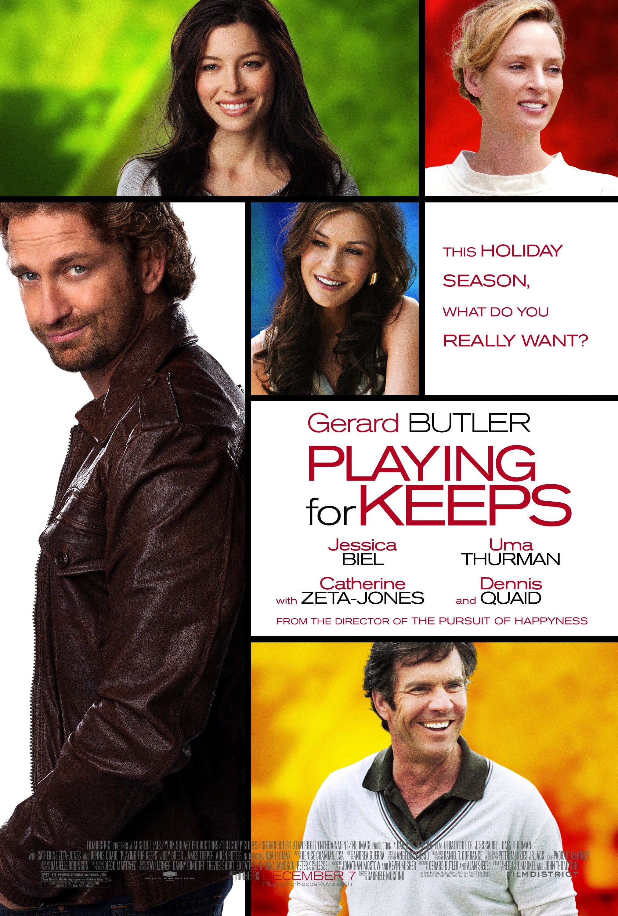 Mega Sized Movie Poster Image for Playing for Keeps (#1 of 5)