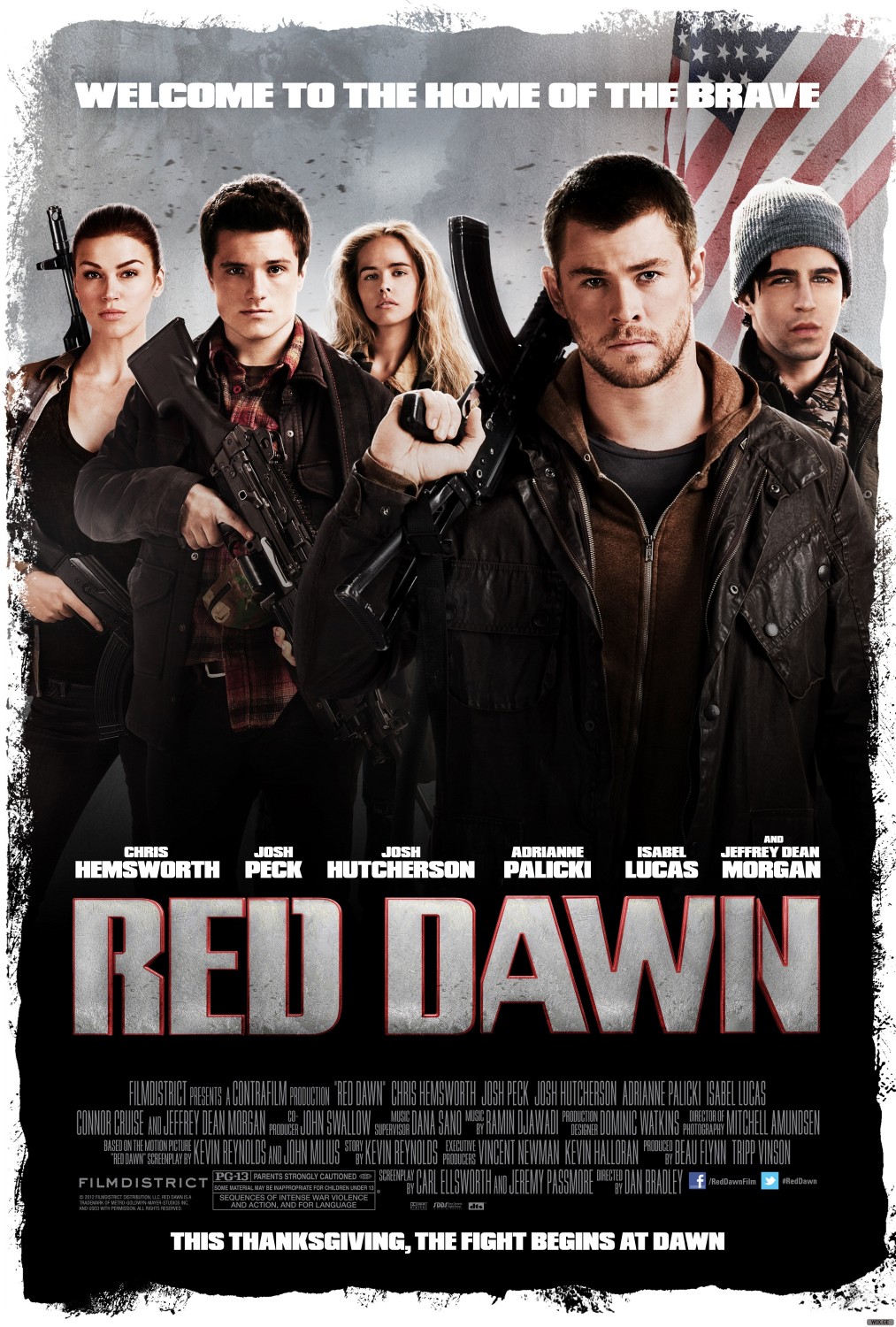 Extra Large Movie Poster Image for Red Dawn (#1 of 7)
