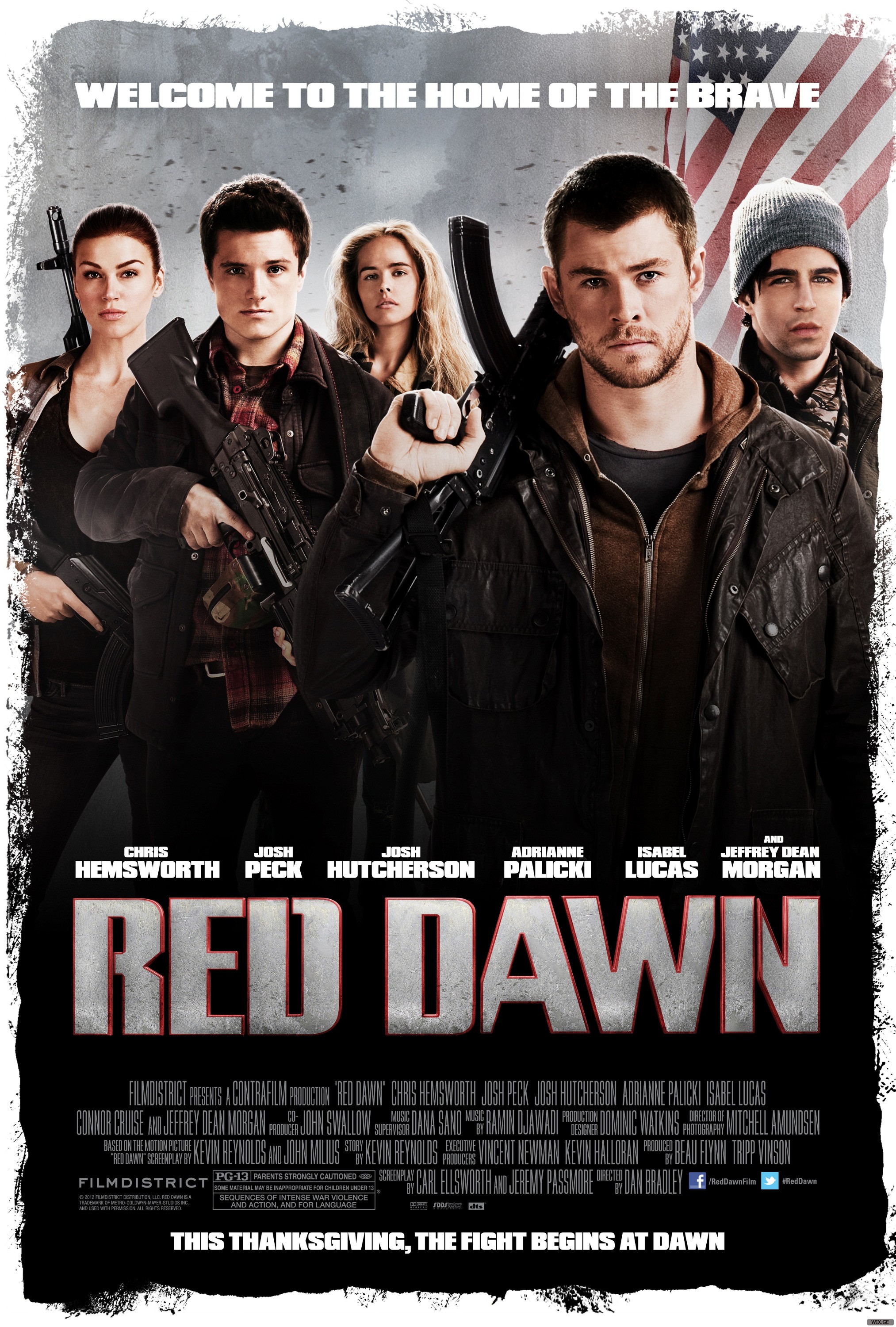 Mega Sized Movie Poster Image for Red Dawn (#1 of 7)