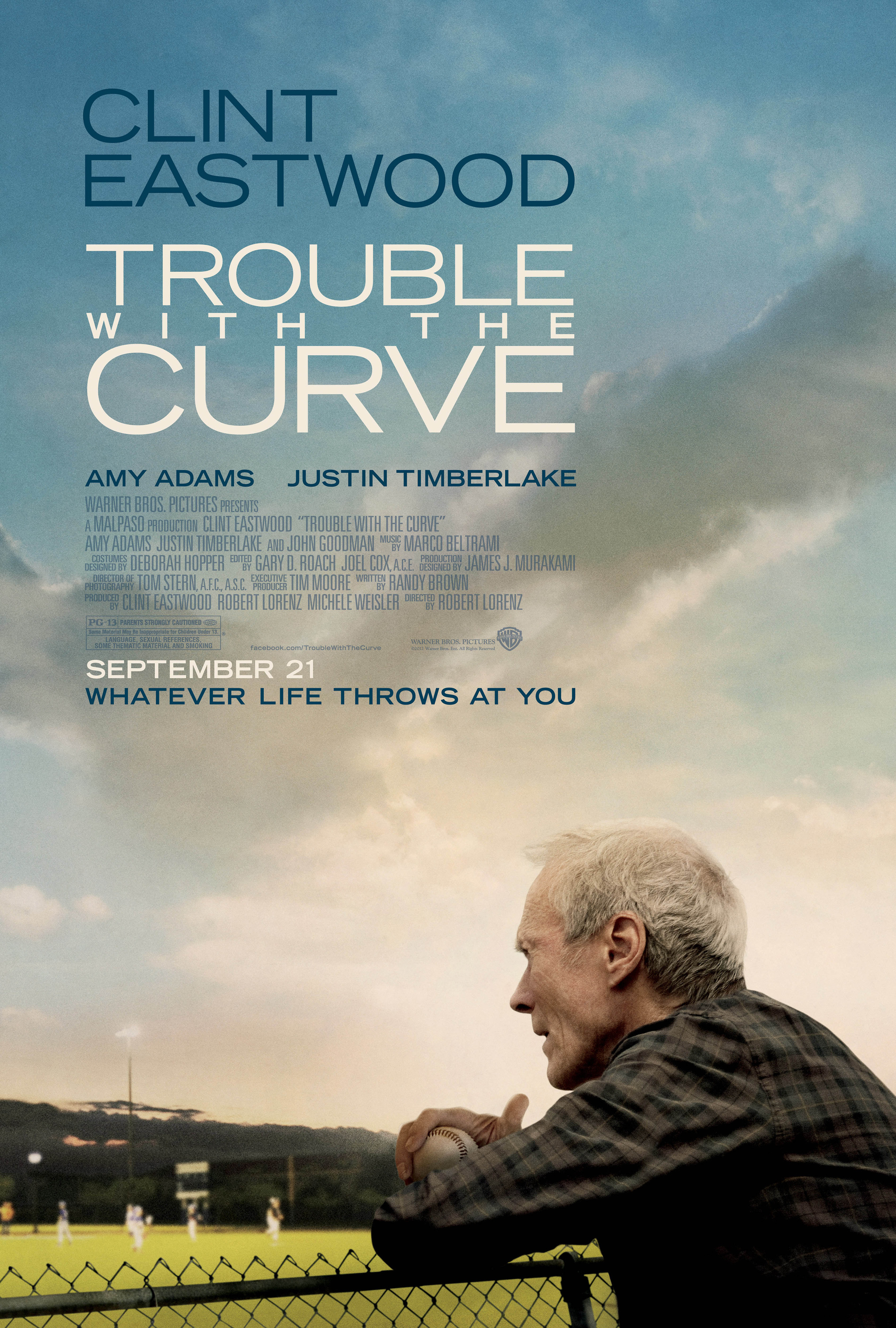 Mega Sized Movie Poster Image for Trouble with the Curve (#1 of 3)