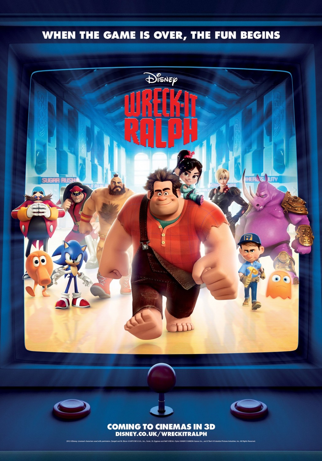 Extra Large Movie Poster Image for Wreck-It Ralph (#12 of 18)