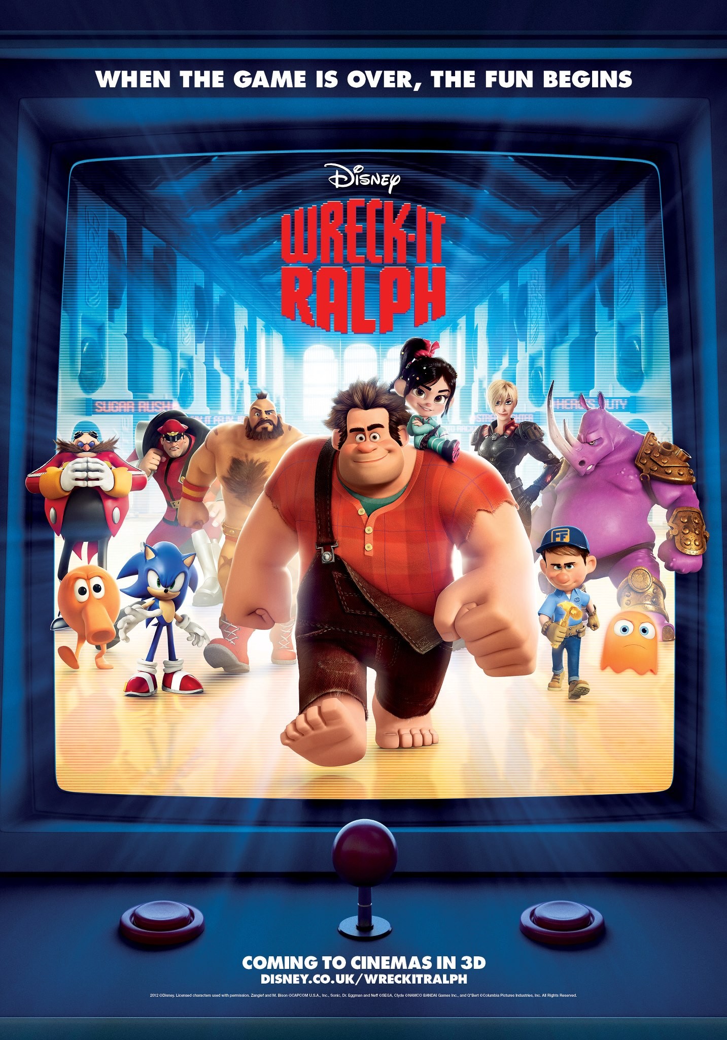 Mega Sized Movie Poster Image for Wreck-It Ralph (#12 of 18)
