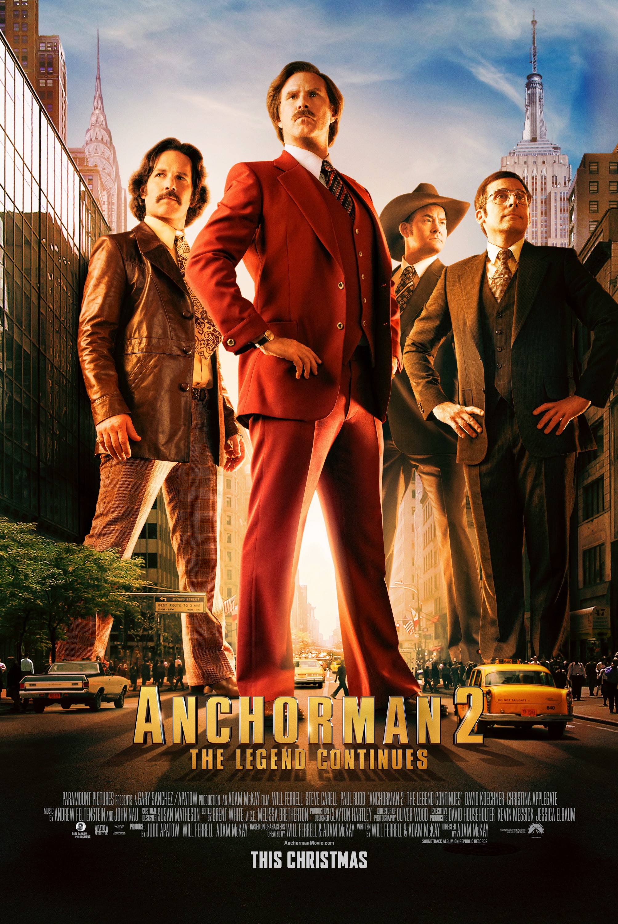 Mega Sized Movie Poster Image for Anchorman 2 (#2 of 14)