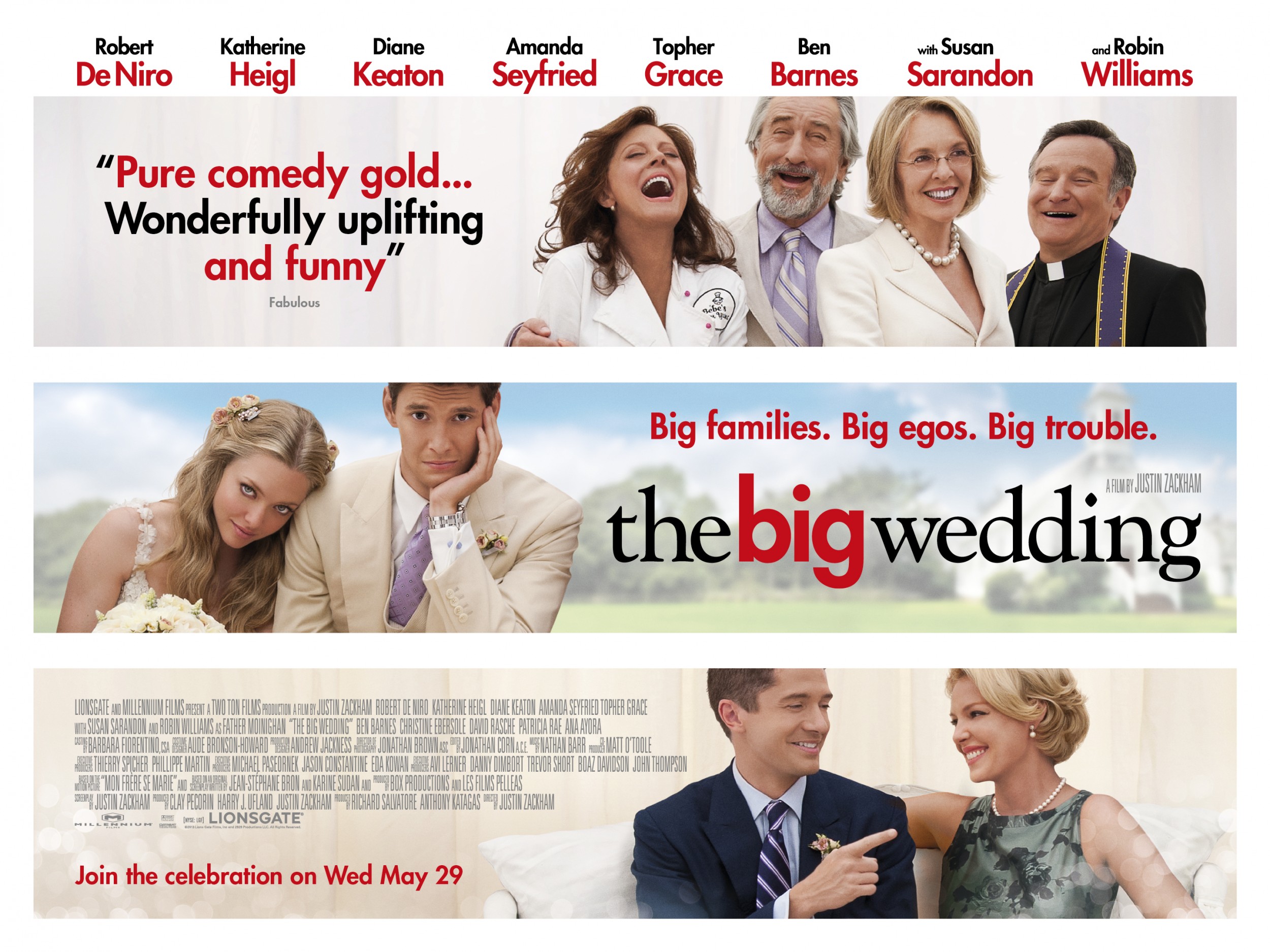 Mega Sized Movie Poster Image for The Big Wedding (#3 of 4)