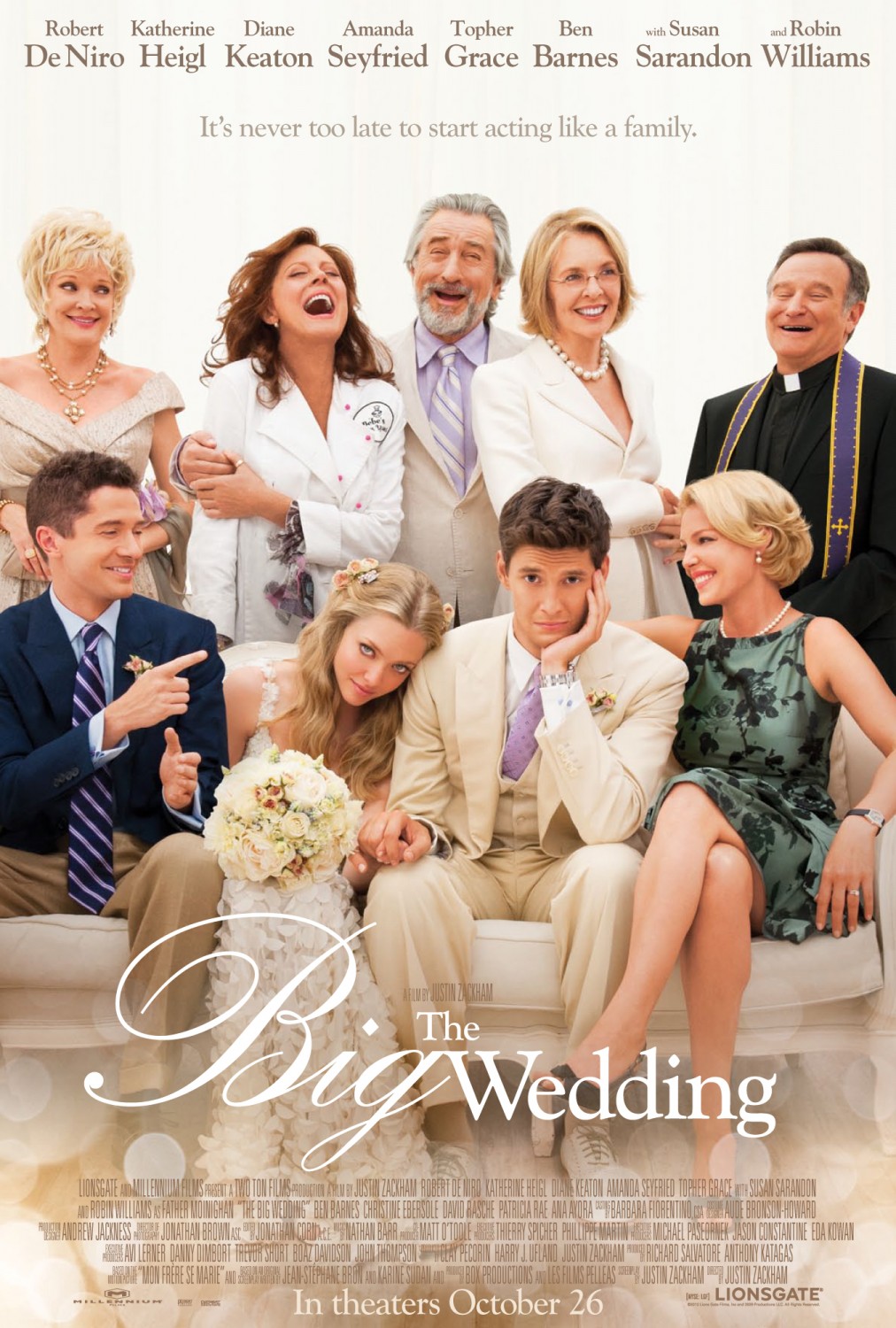 Extra Large Movie Poster Image for The Big Wedding (#1 of 4)