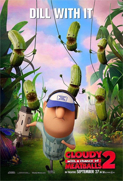 Cloudy with a Chance of Meatballs 2 Movie Poster