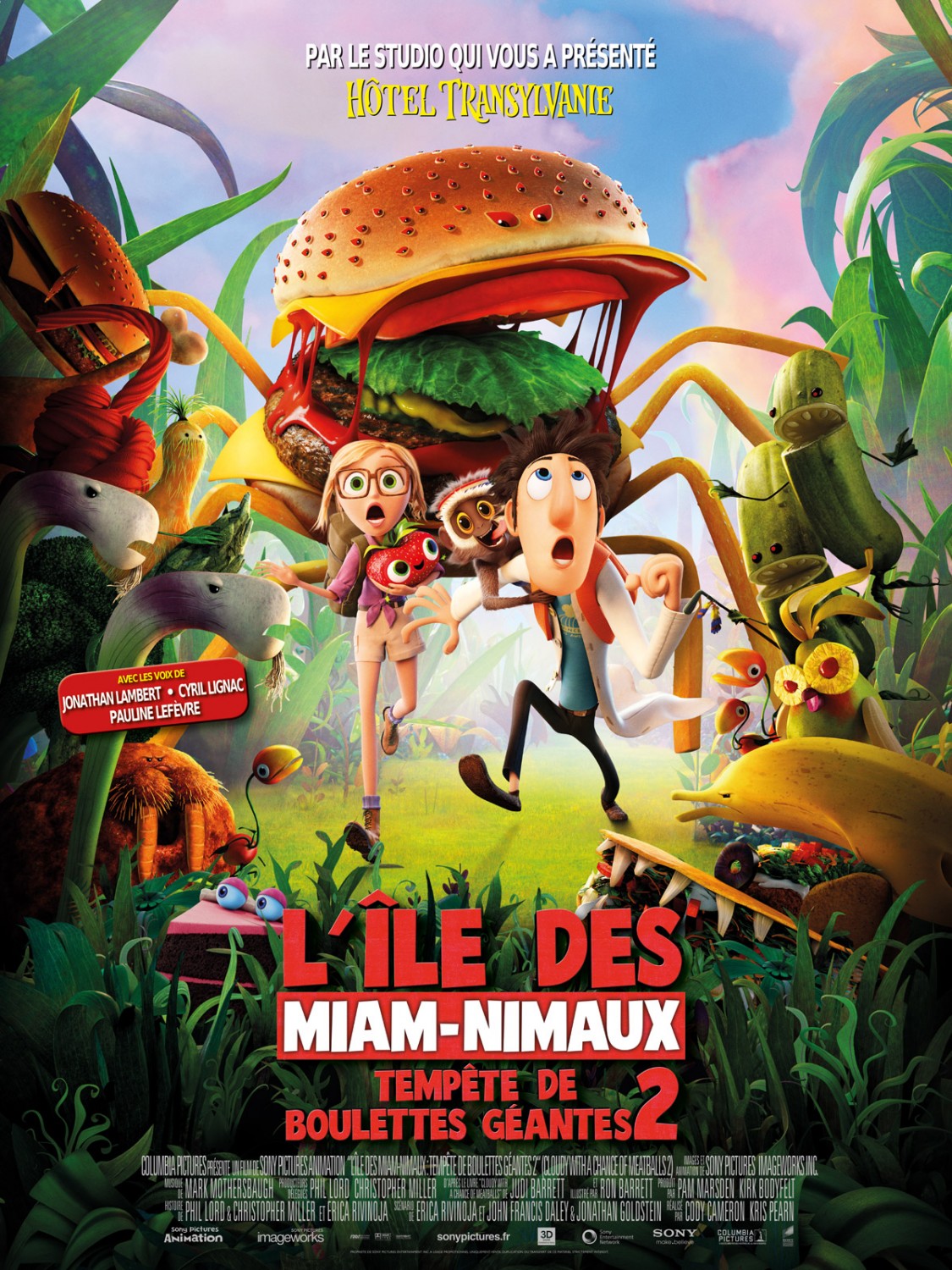 Extra Large Movie Poster Image for Cloudy with a Chance of Meatballs 2 (#9 of 9)