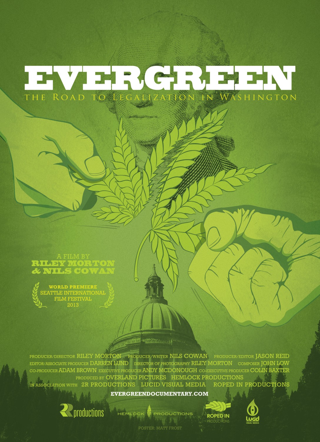 Extra Large Movie Poster Image for Evergreen: The Road to Legalization in Washington (#1 of 2)
