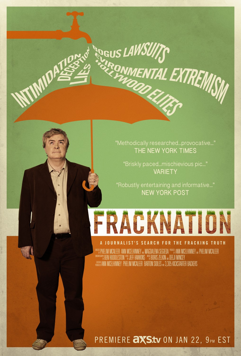 Extra Large Movie Poster Image for FrackNation 