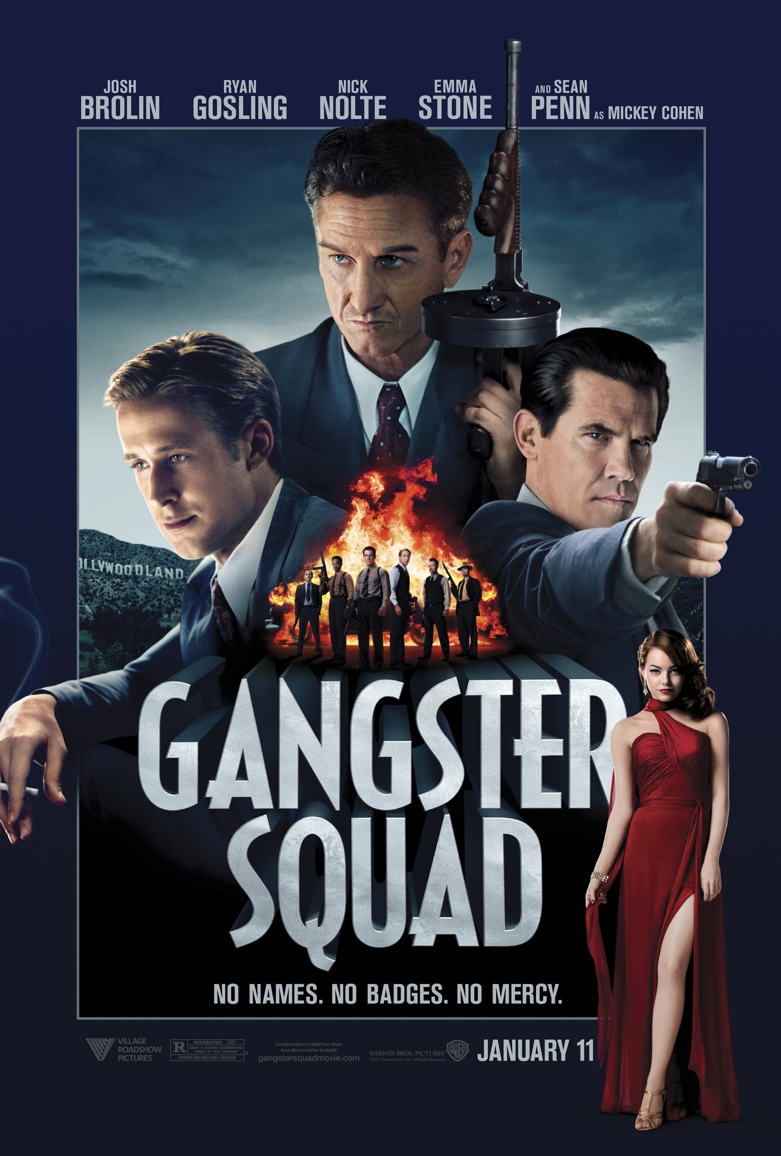 Mega Sized Movie Poster Image for Gangster Squad (#2 of 25)