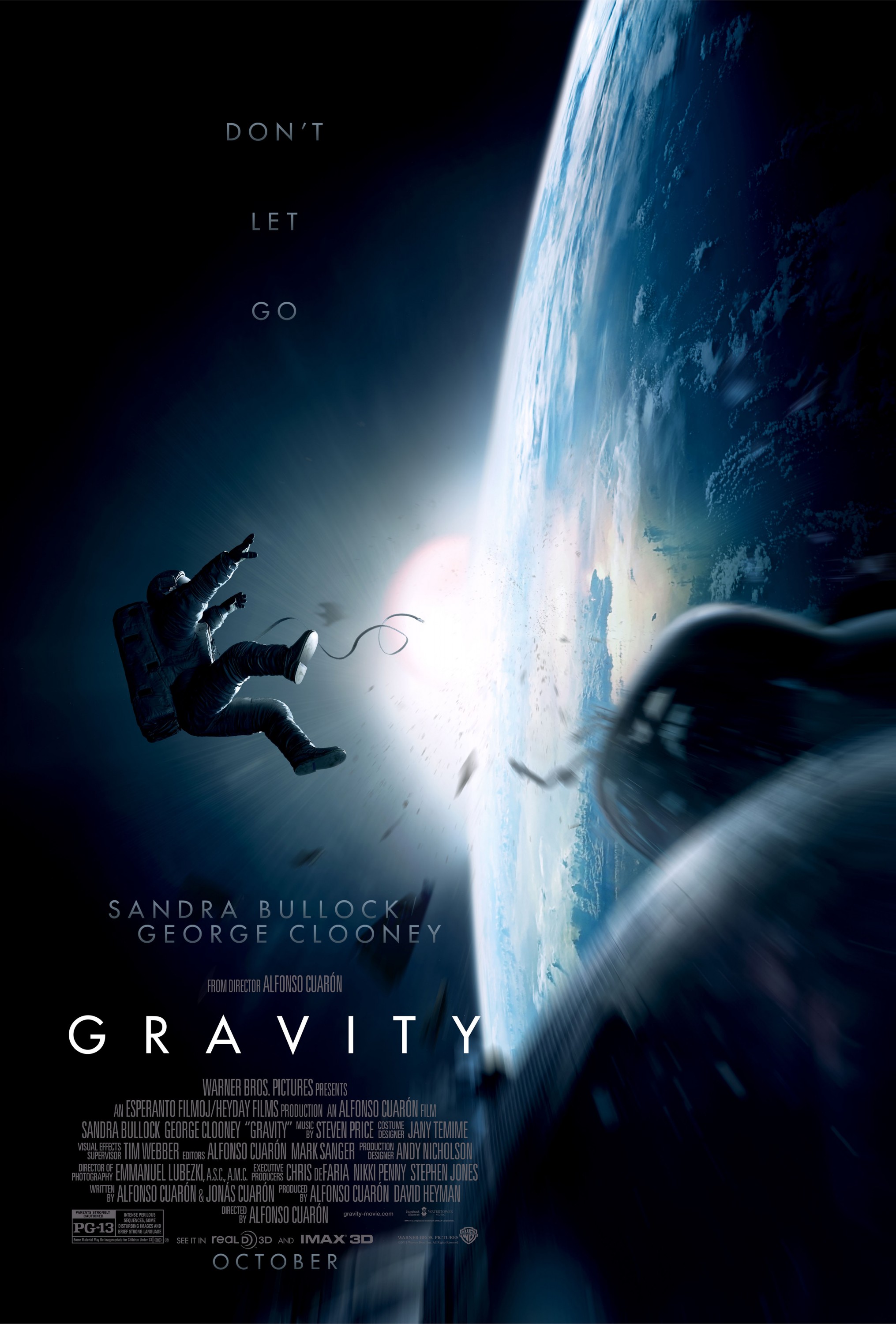 Mega Sized Movie Poster Image for Gravity (#1 of 8)