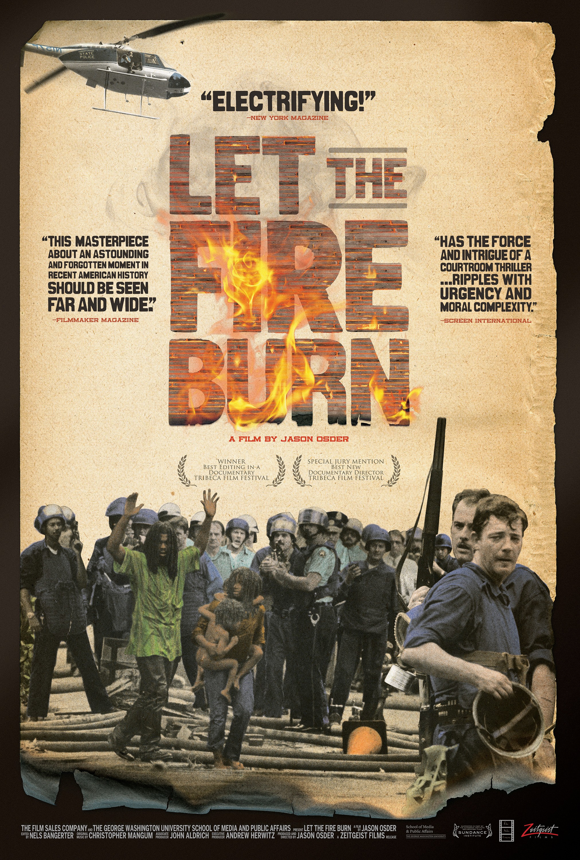 Mega Sized Movie Poster Image for Let the Fire Burn 