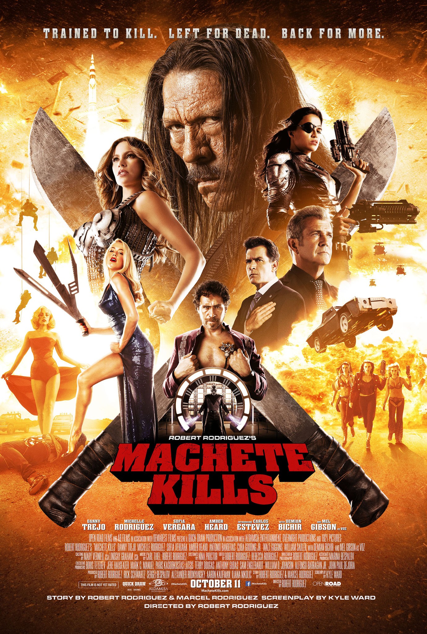 Mega Sized Movie Poster Image for Machete Kills (#10 of 27)