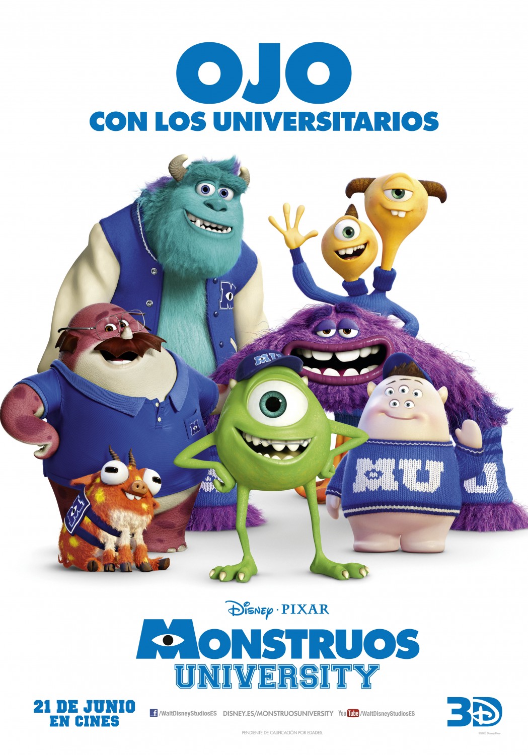 Extra Large Movie Poster Image for Monsters University (#15 of 21)