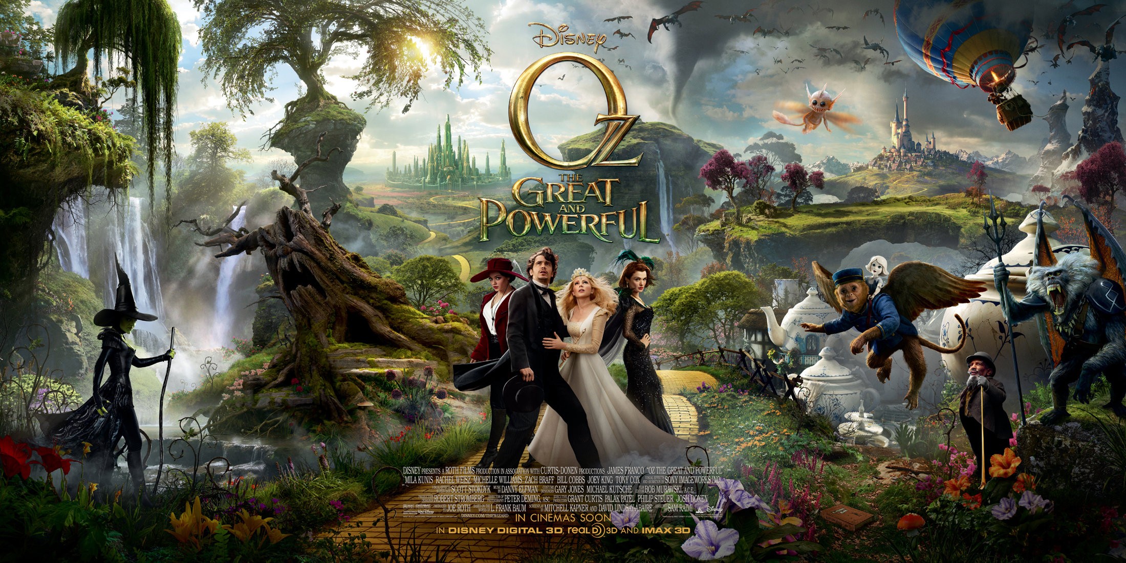 Mega Sized Movie Poster Image for Oz: The Great and Powerful (#4 of 16)