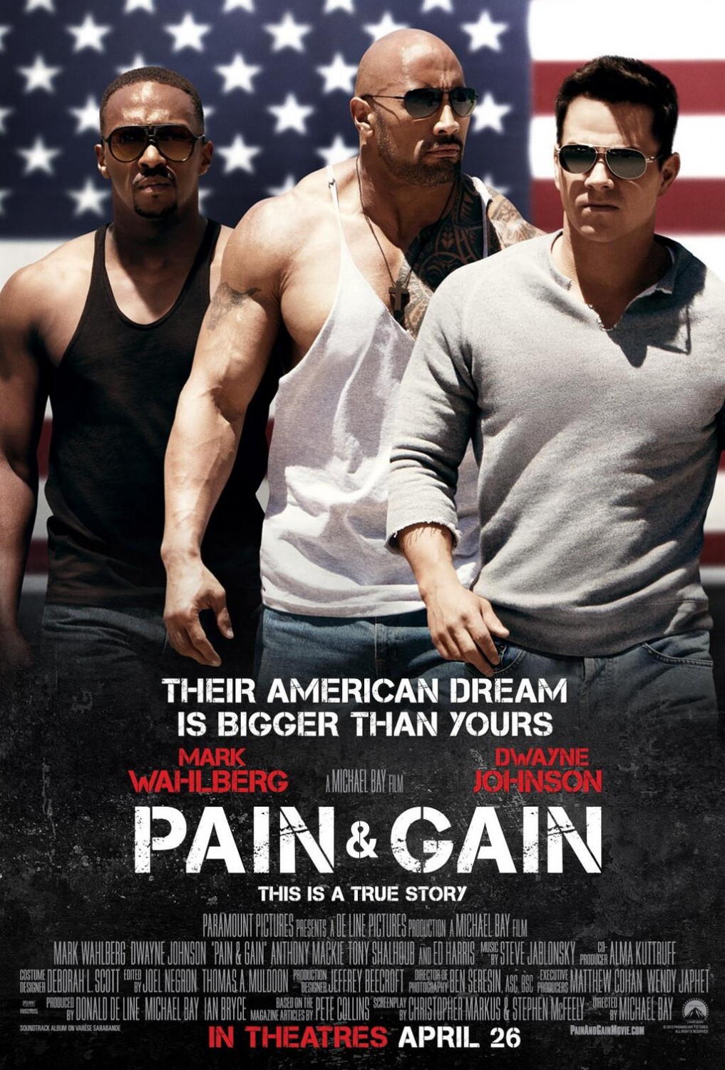 Extra Large Movie Poster Image for Pain and Gain (#3 of 6)