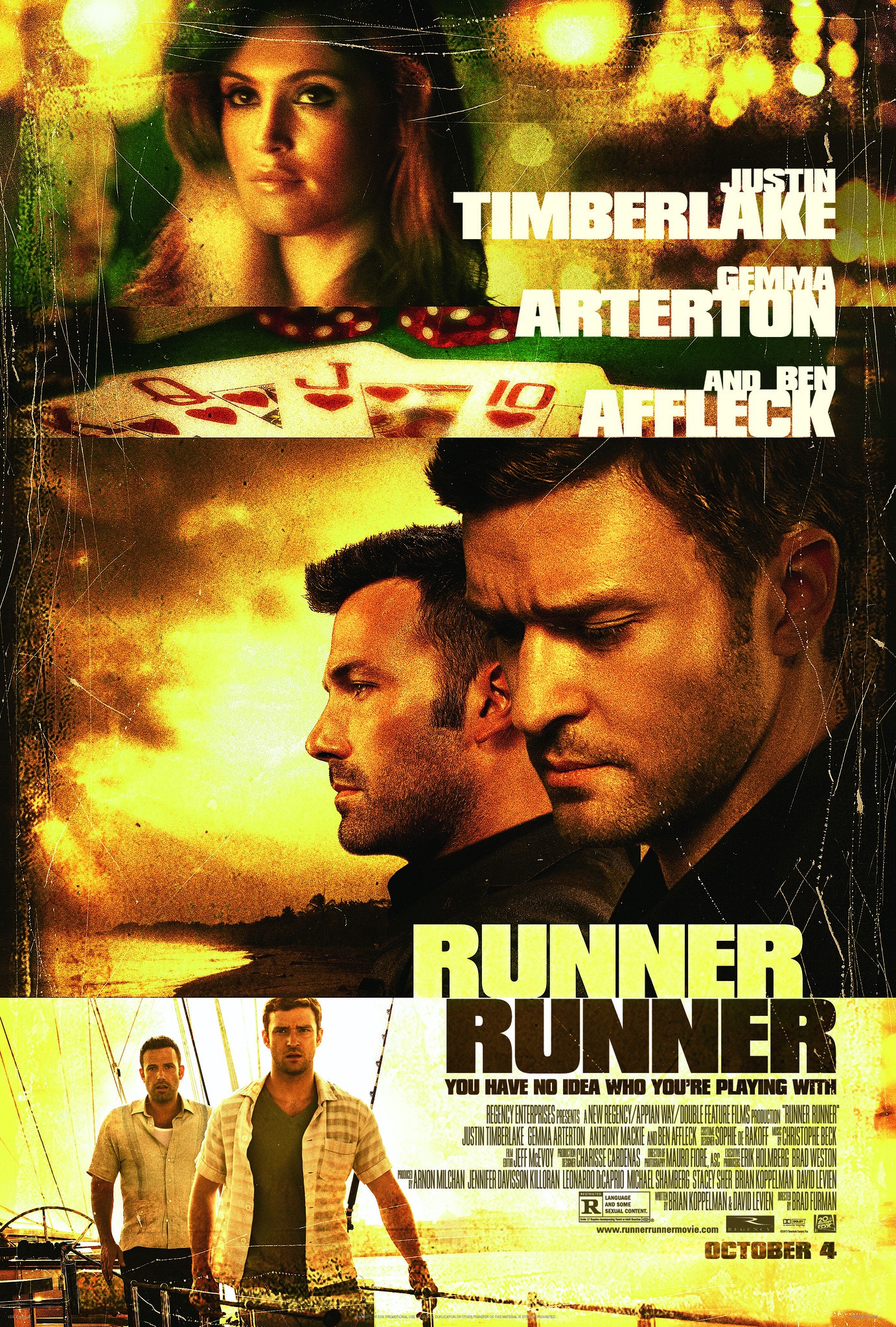 Mega Sized Movie Poster Image for Runner, Runner (#3 of 7)