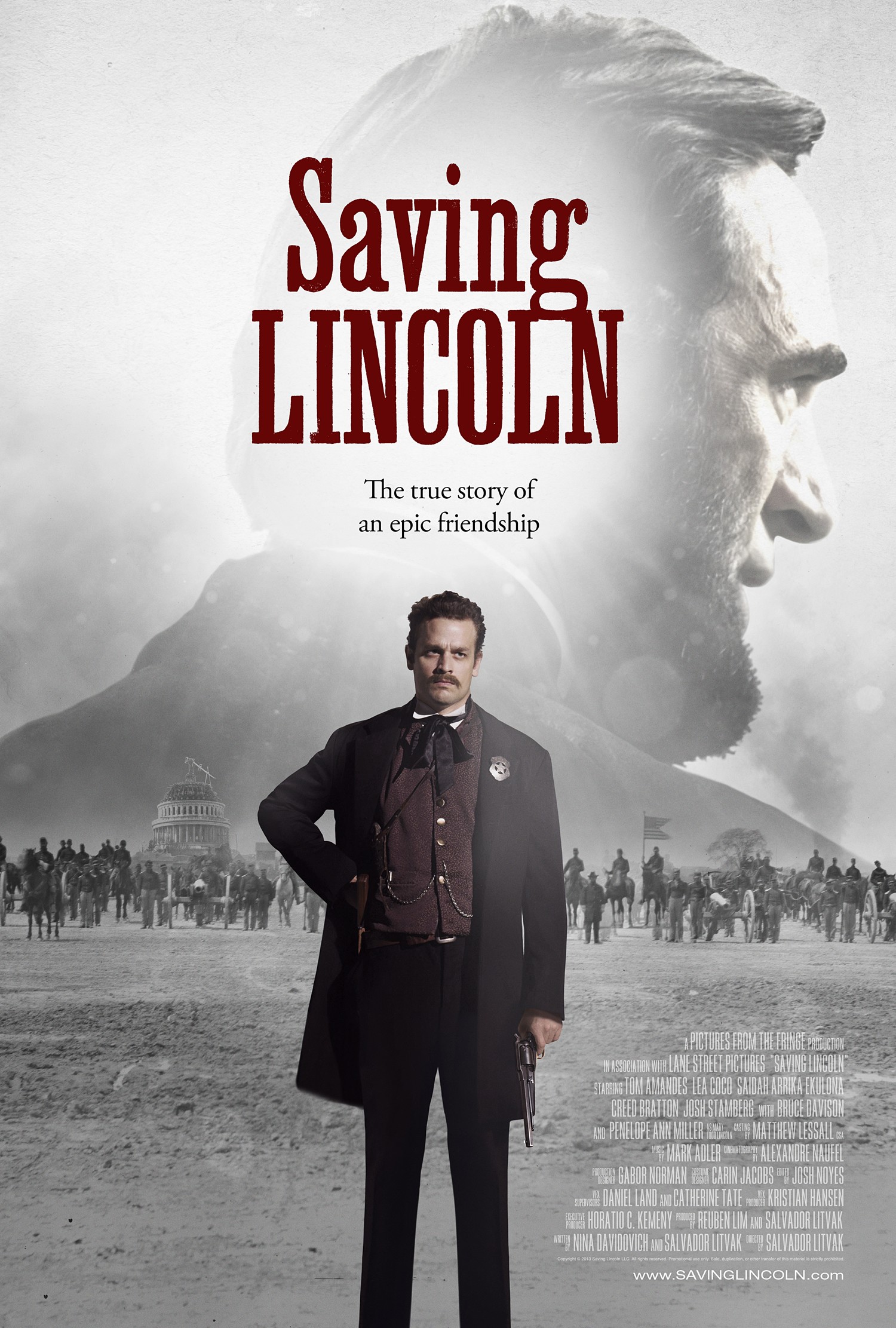 Mega Sized Movie Poster Image for Saving Lincoln 