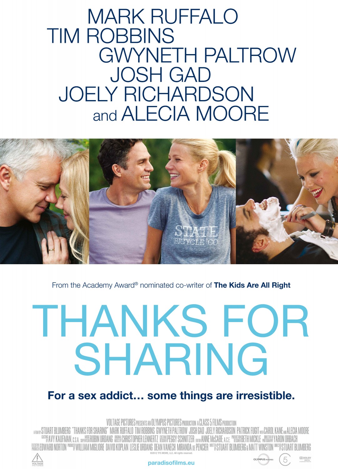 Extra Large Movie Poster Image for Thanks for Sharing (#3 of 7)