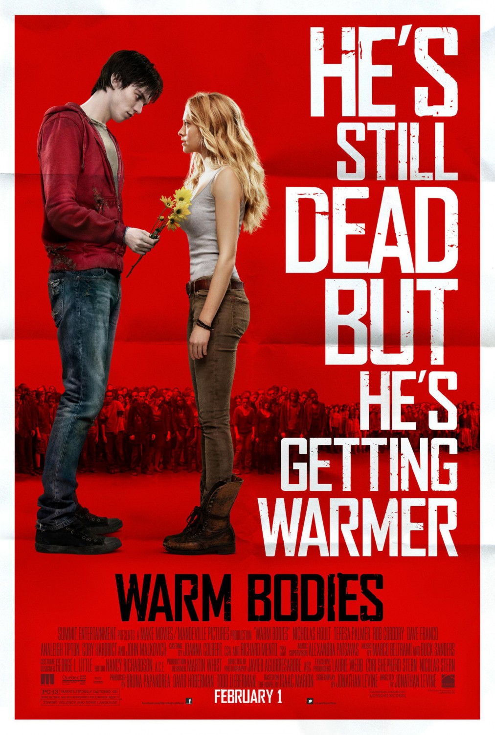 Extra Large Movie Poster Image for Warm Bodies (#2 of 14)