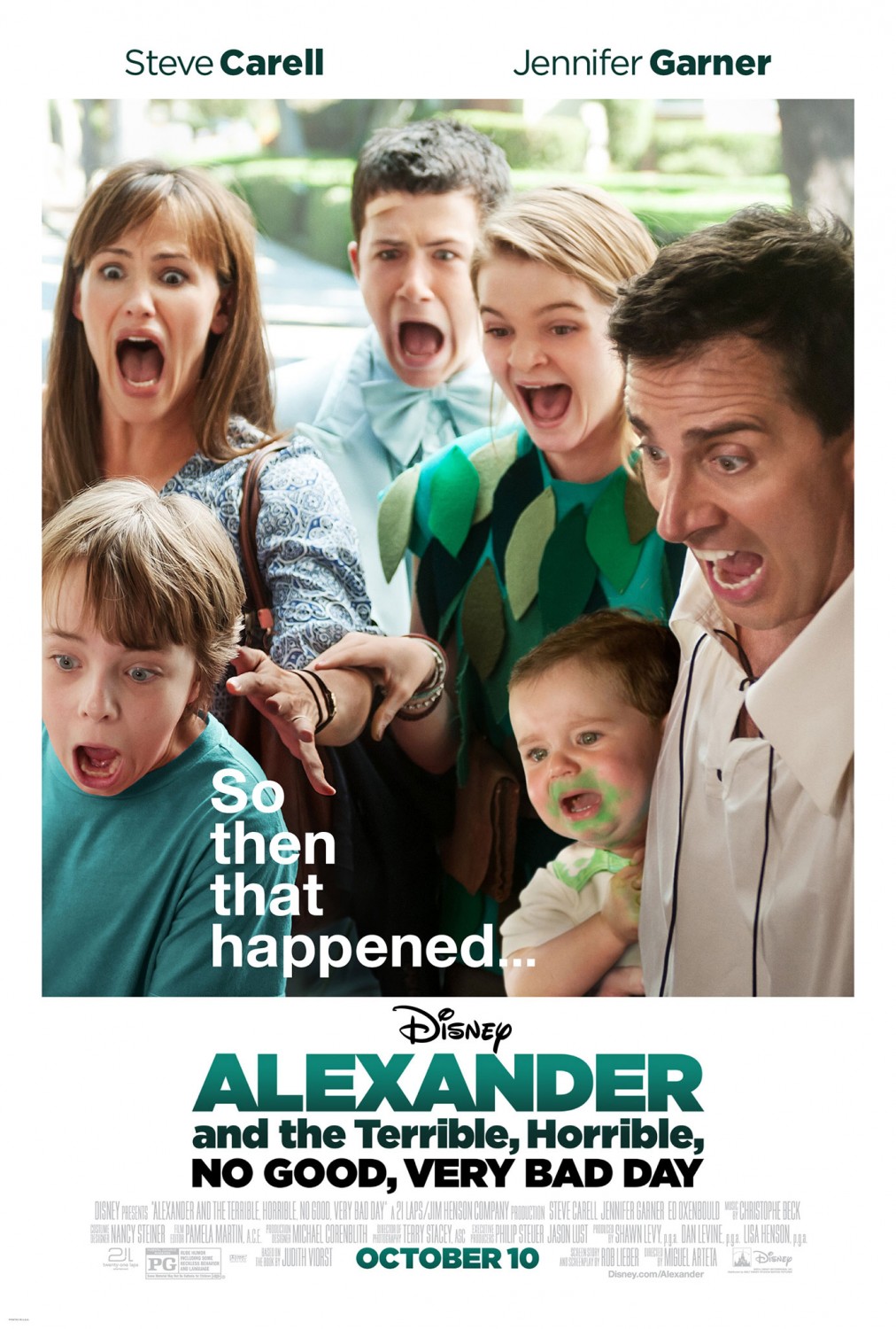 Extra Large Movie Poster Image for Alexander and the Terrible, Horrible, No Good, Very Bad Day (#1 of 3)