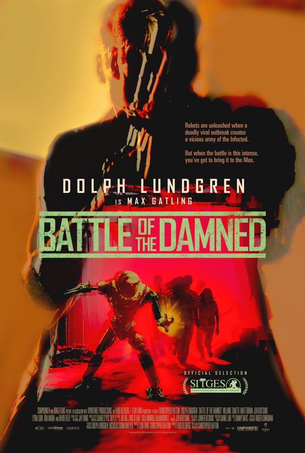 Extra Large Movie Poster Image for Battle of the Damned 