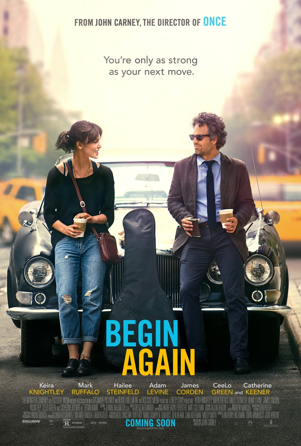 Extra Large Movie Poster Image for Begin Again (#1 of 3)