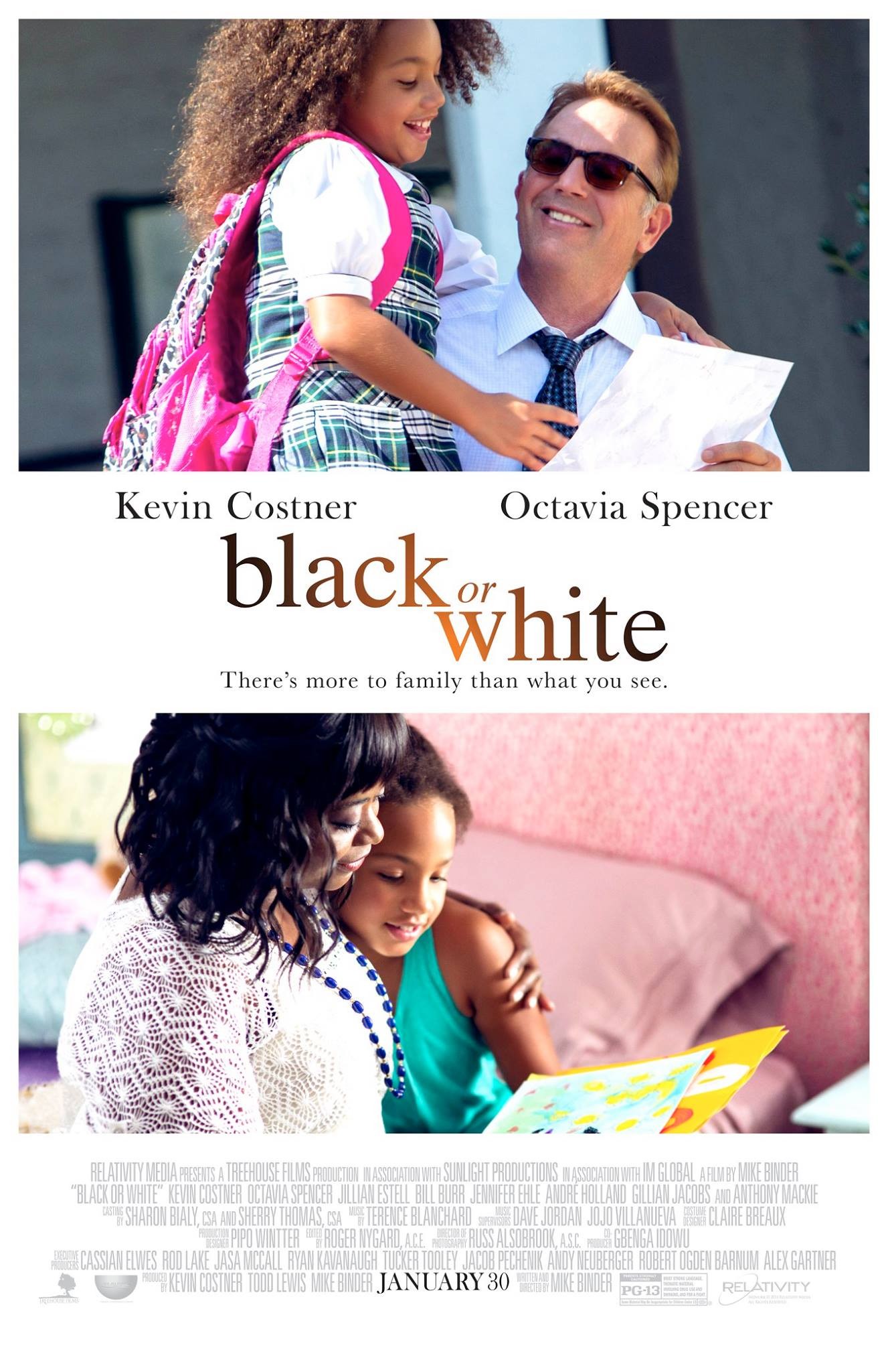 Mega Sized Movie Poster Image for Black or White 