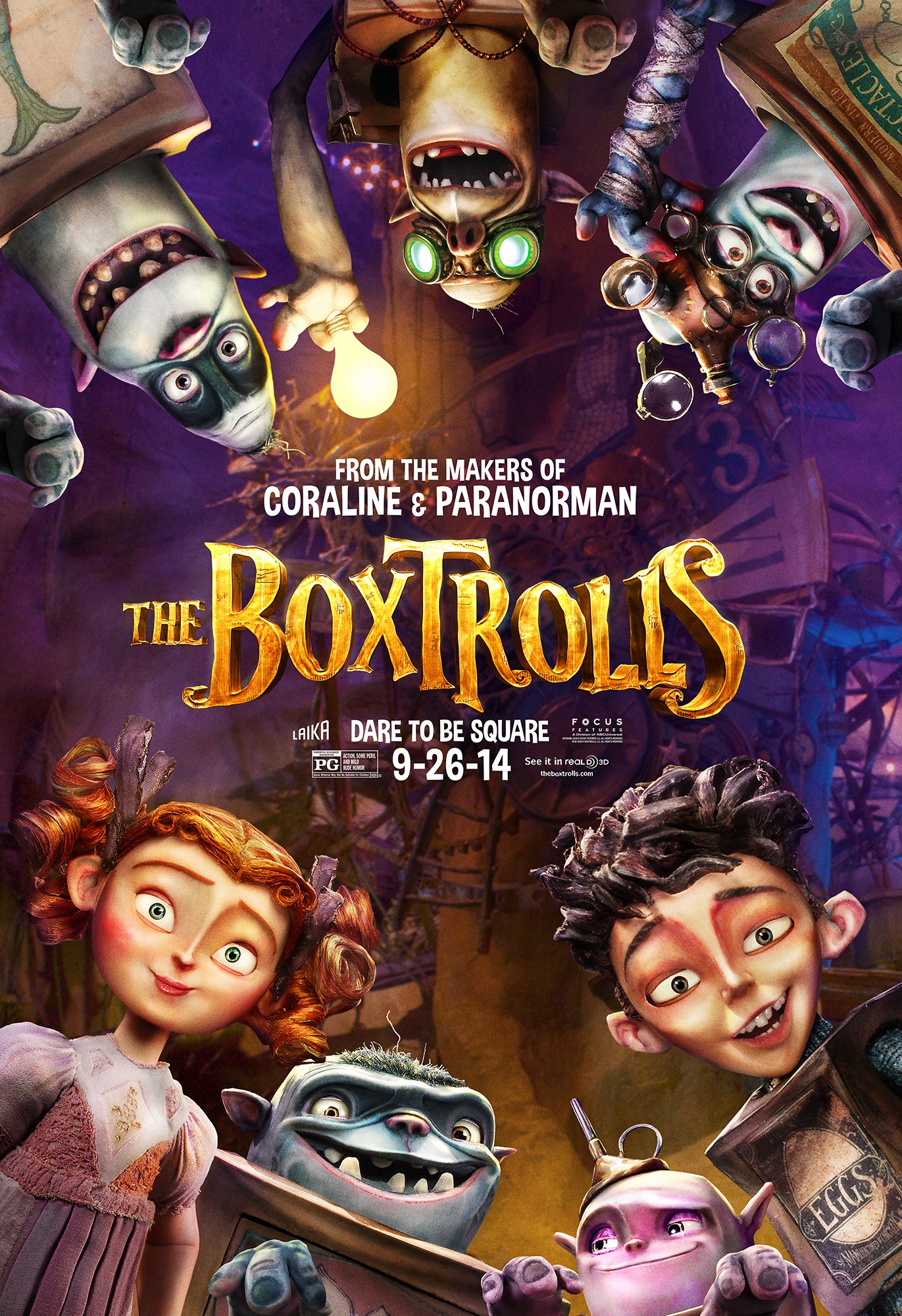Mega Sized Movie Poster Image for The Boxtrolls (#14 of 16)