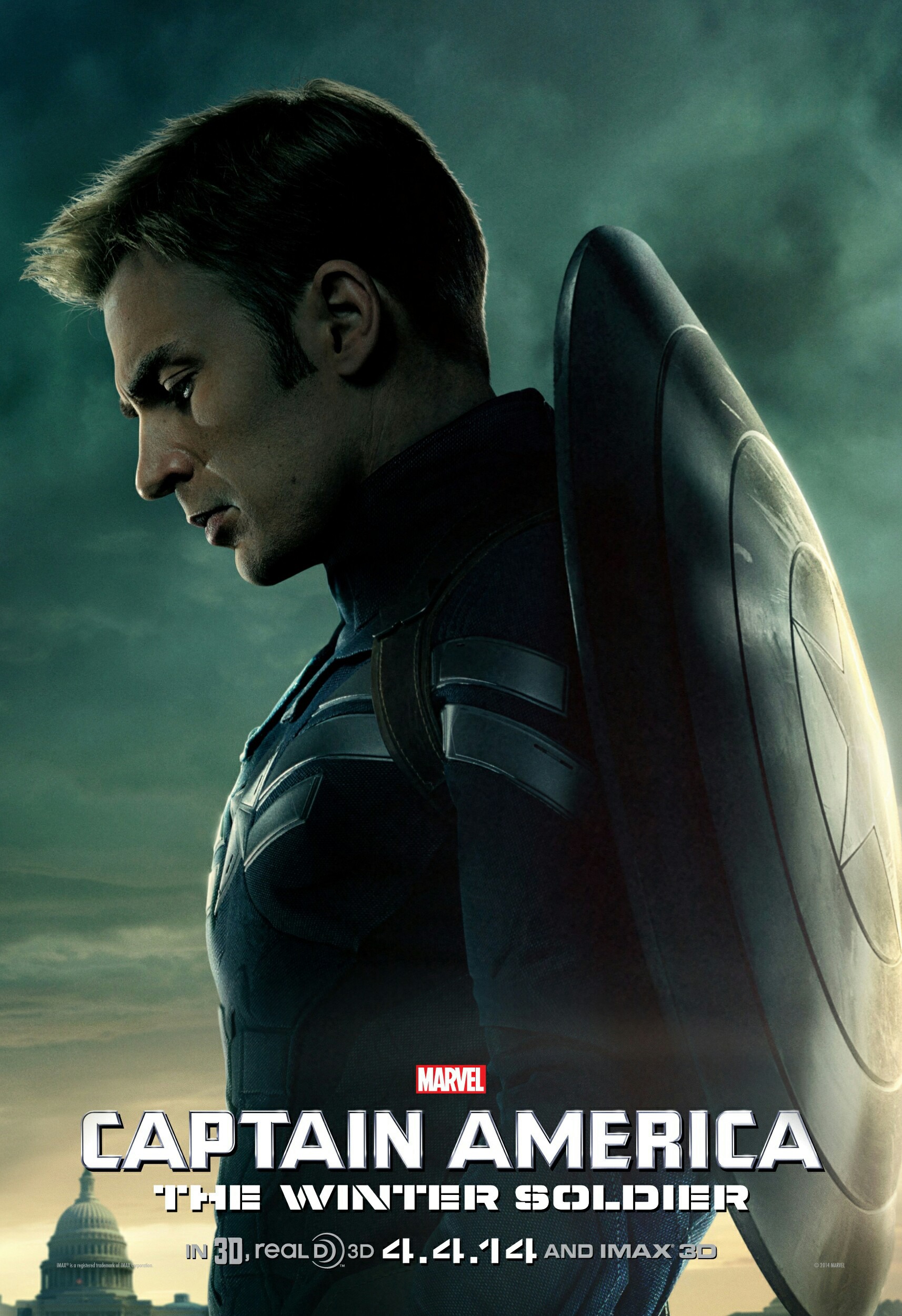 Mega Sized Movie Poster Image for Captain America: The Winter Soldier (#6 of 21)
