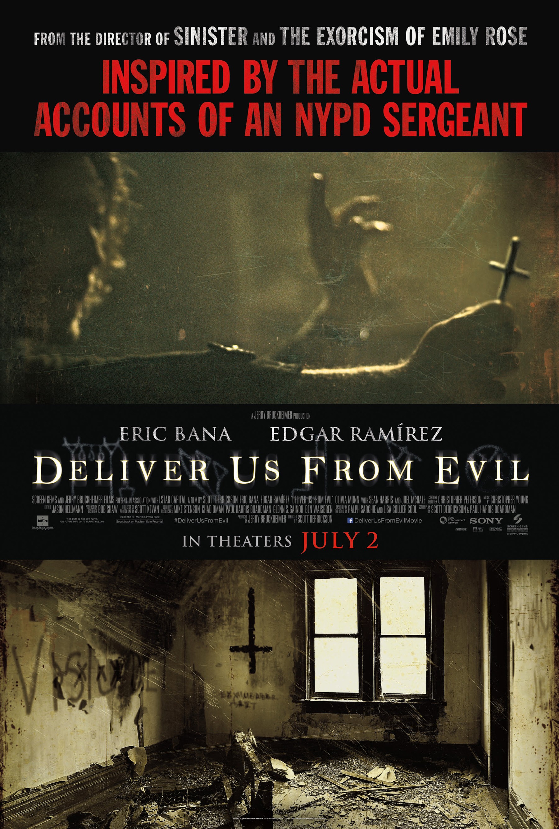 Mega Sized Movie Poster Image for Deliver Us from Evil (#2 of 3)
