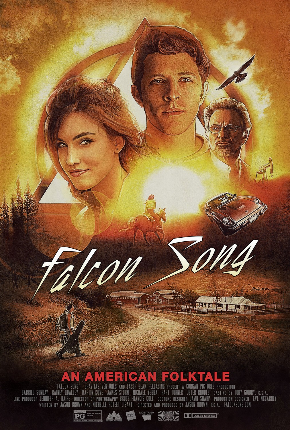 Extra Large Movie Poster Image for Falcon Song 