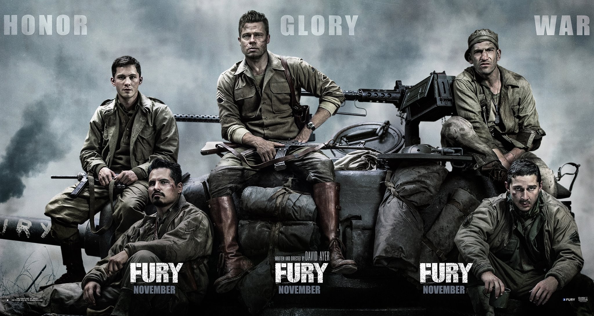 Mega Sized Movie Poster Image for Fury (#2 of 13)