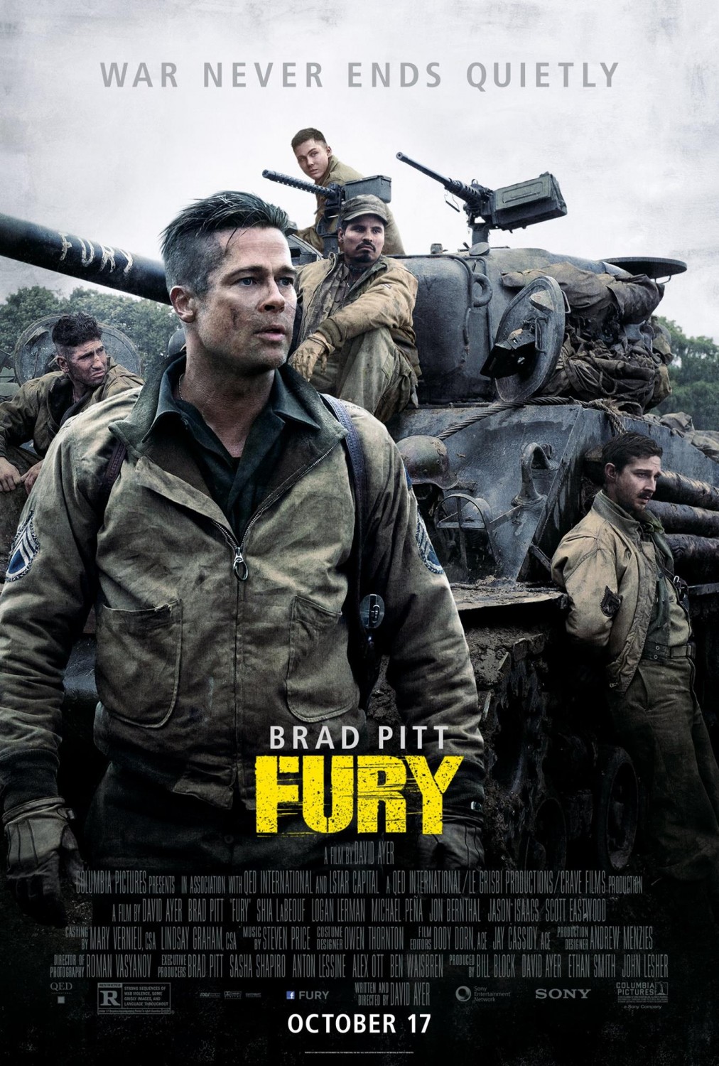 Extra Large Movie Poster Image for Fury (#6 of 13)