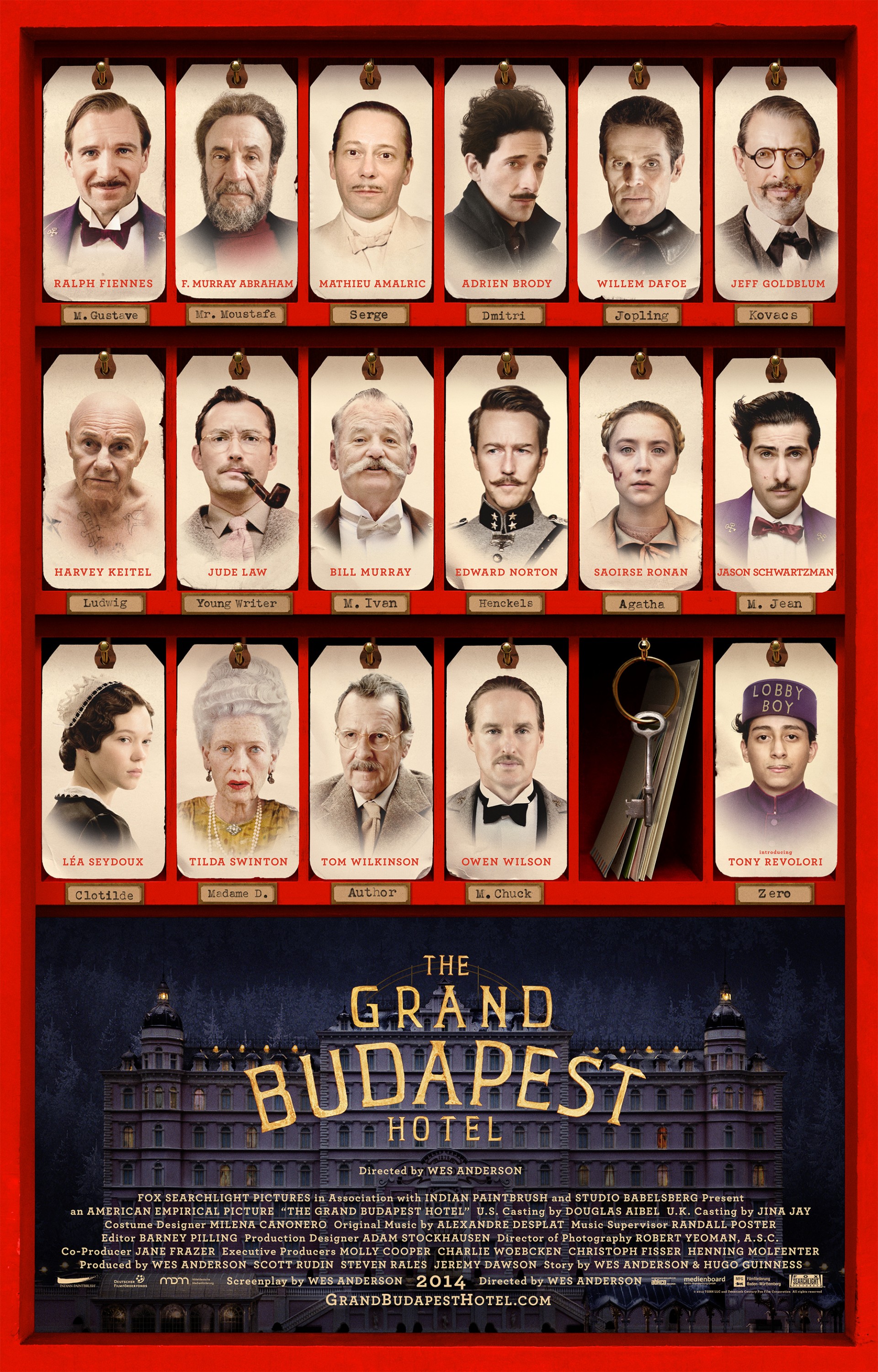 Mega Sized Movie Poster Image for The Grand Budapest Hotel (#2 of 17)