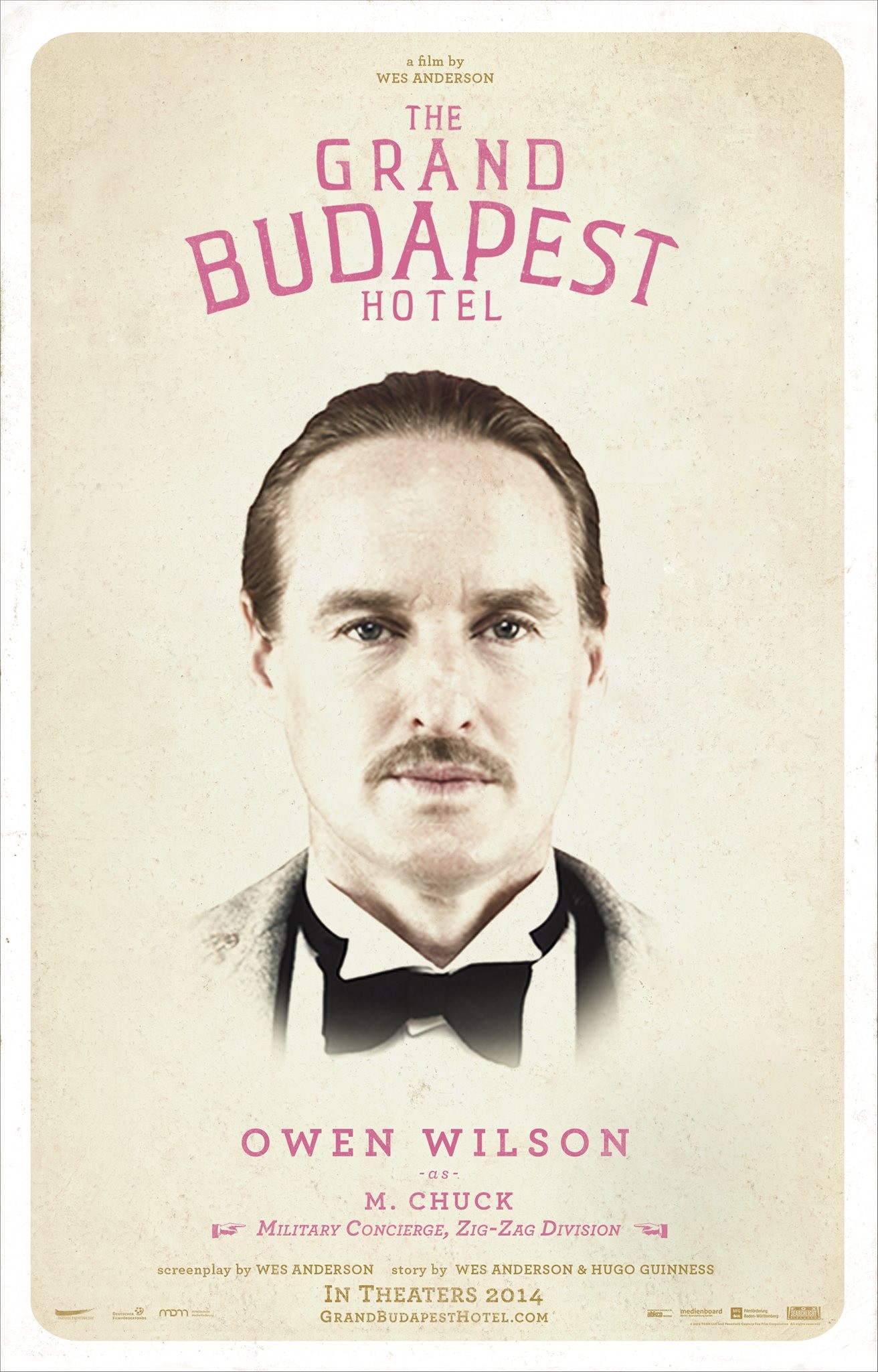 Mega Sized Movie Poster Image for The Grand Budapest Hotel (#8 of 17)