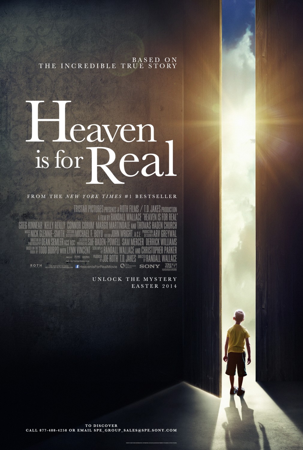 Extra Large Movie Poster Image for Heaven Is for Real 