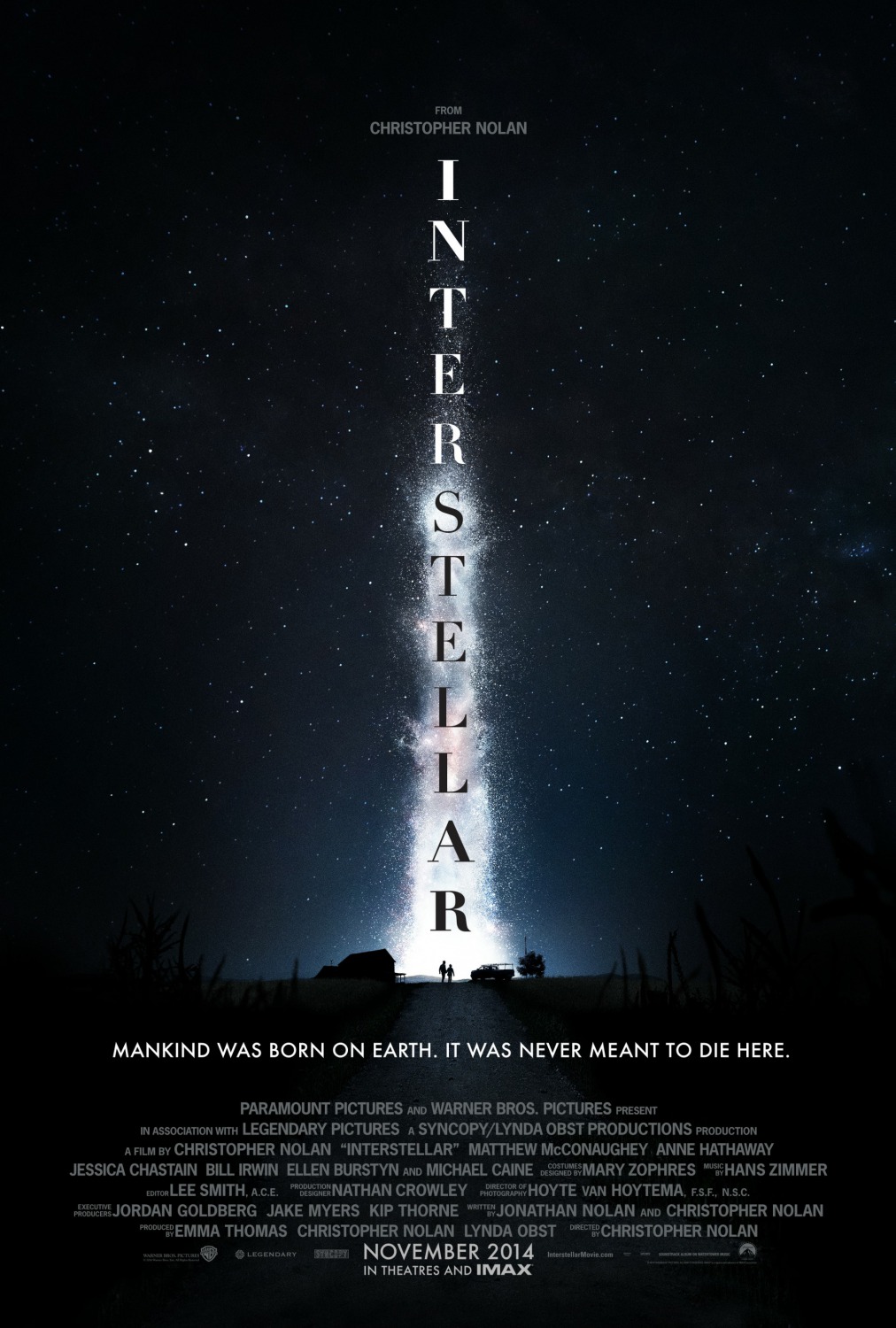 Extra Large Movie Poster Image for Interstellar (#1 of 10)