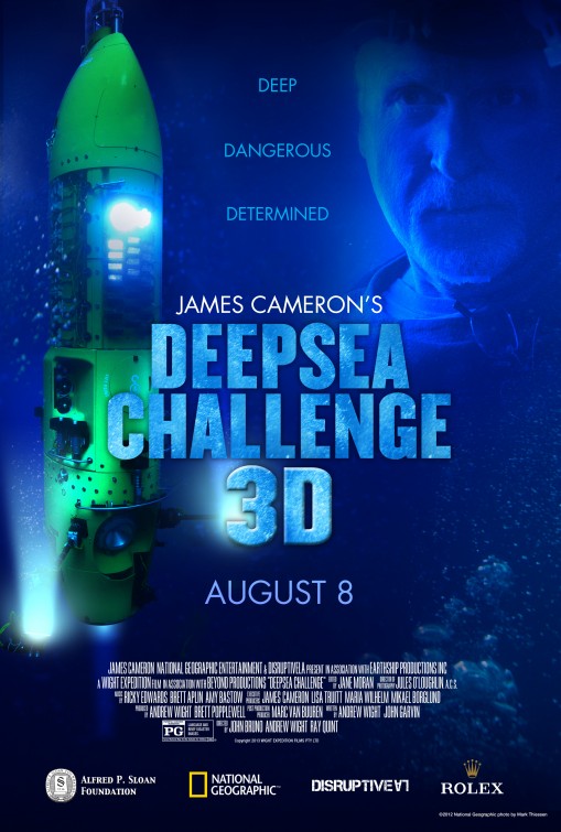 James Cameron's Deepsea Challenge 3D Movie Poster