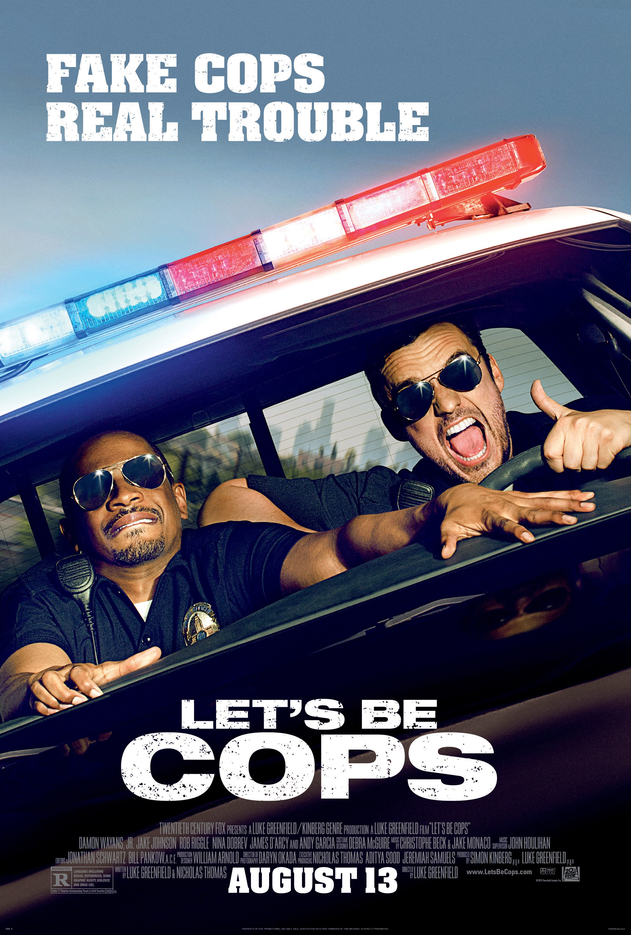 Mega Sized Movie Poster Image for Let's Be Cops (#1 of 2)