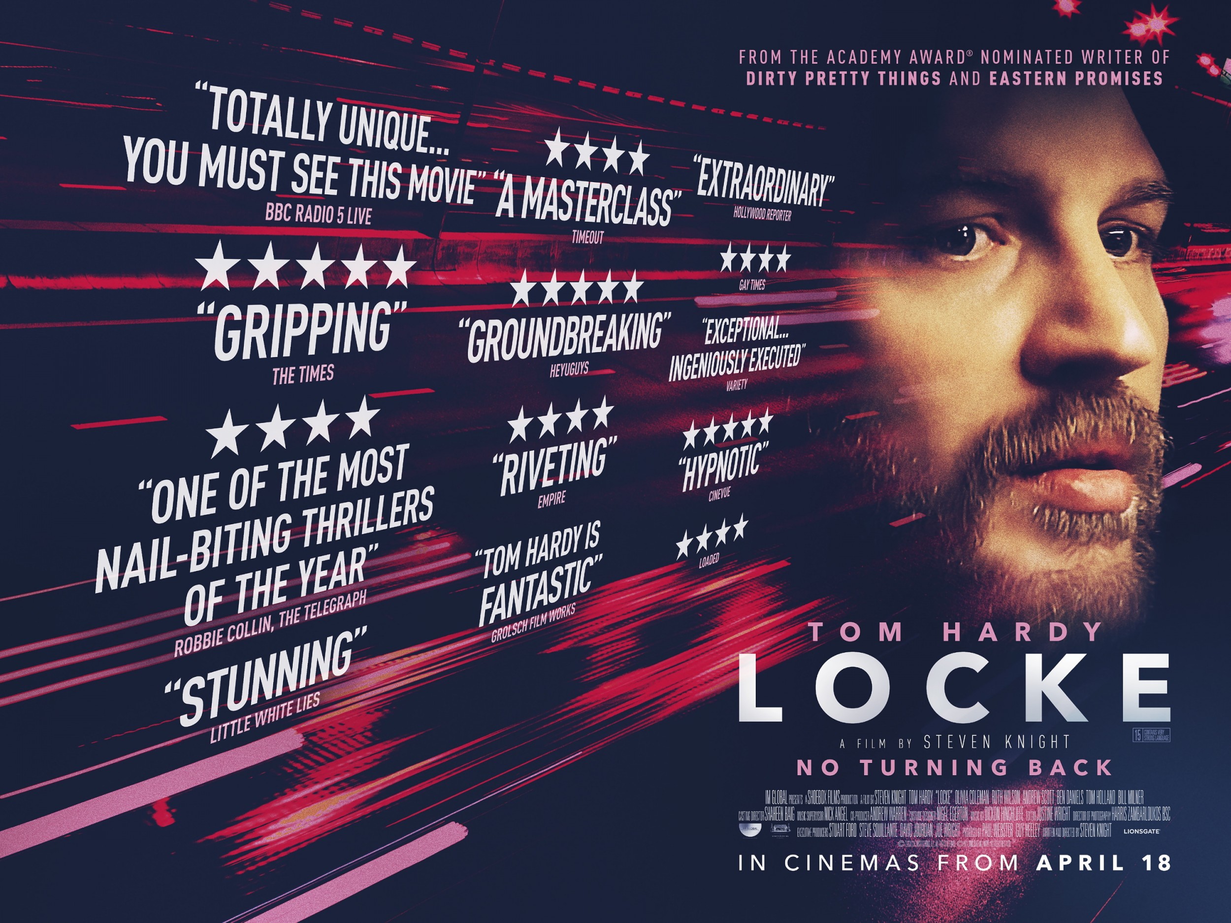 Mega Sized Movie Poster Image for Locke (#1 of 5)