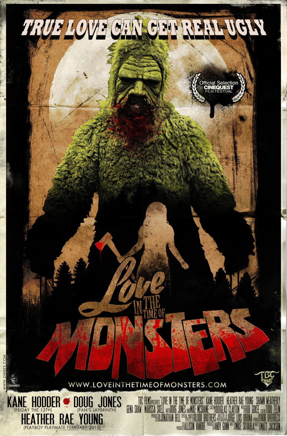 Extra Large Movie Poster Image for Love in the Time of Monsters 