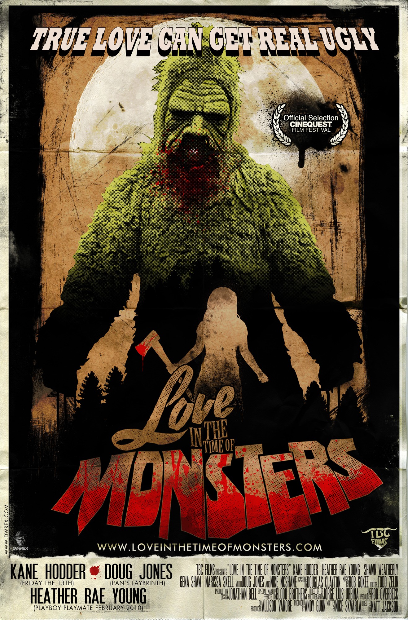 Mega Sized Movie Poster Image for Love in the Time of Monsters 