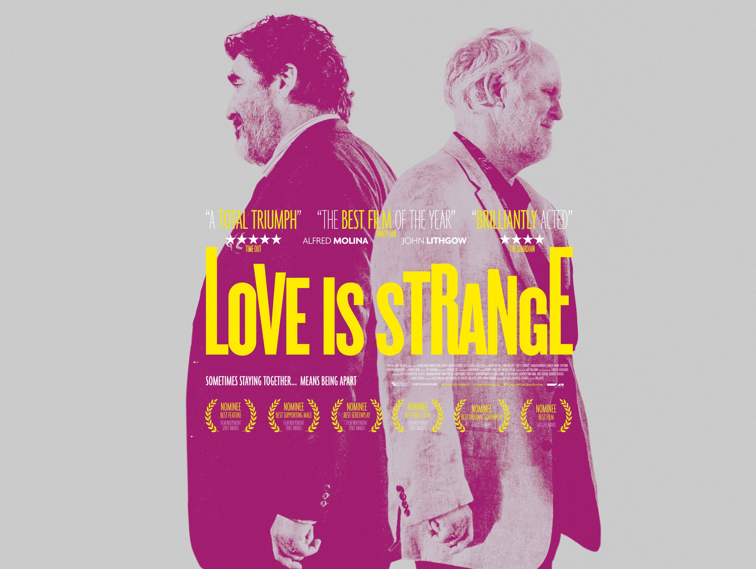 Mega Sized Movie Poster Image for Love Is Strange (#4 of 5)