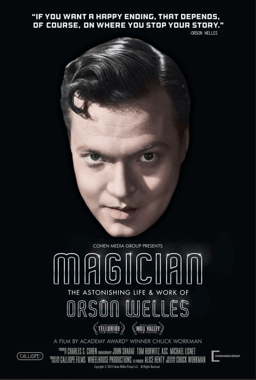 Magician: The Astonishing Life and Work of Orson Welles Movie Poster