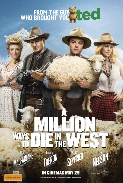 A Million Ways to Die in the West Movie Poster
