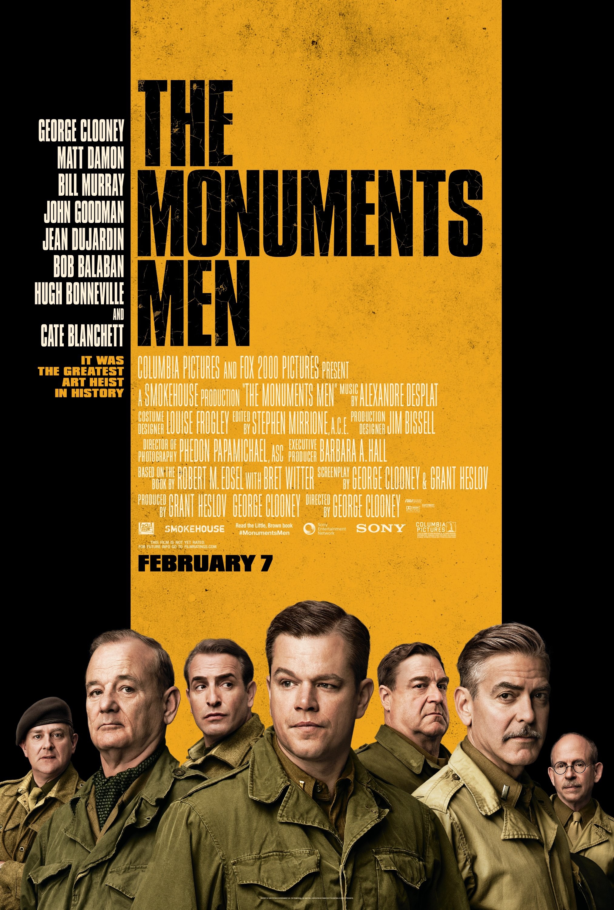 Mega Sized Movie Poster Image for The Monuments Men (#1 of 3)