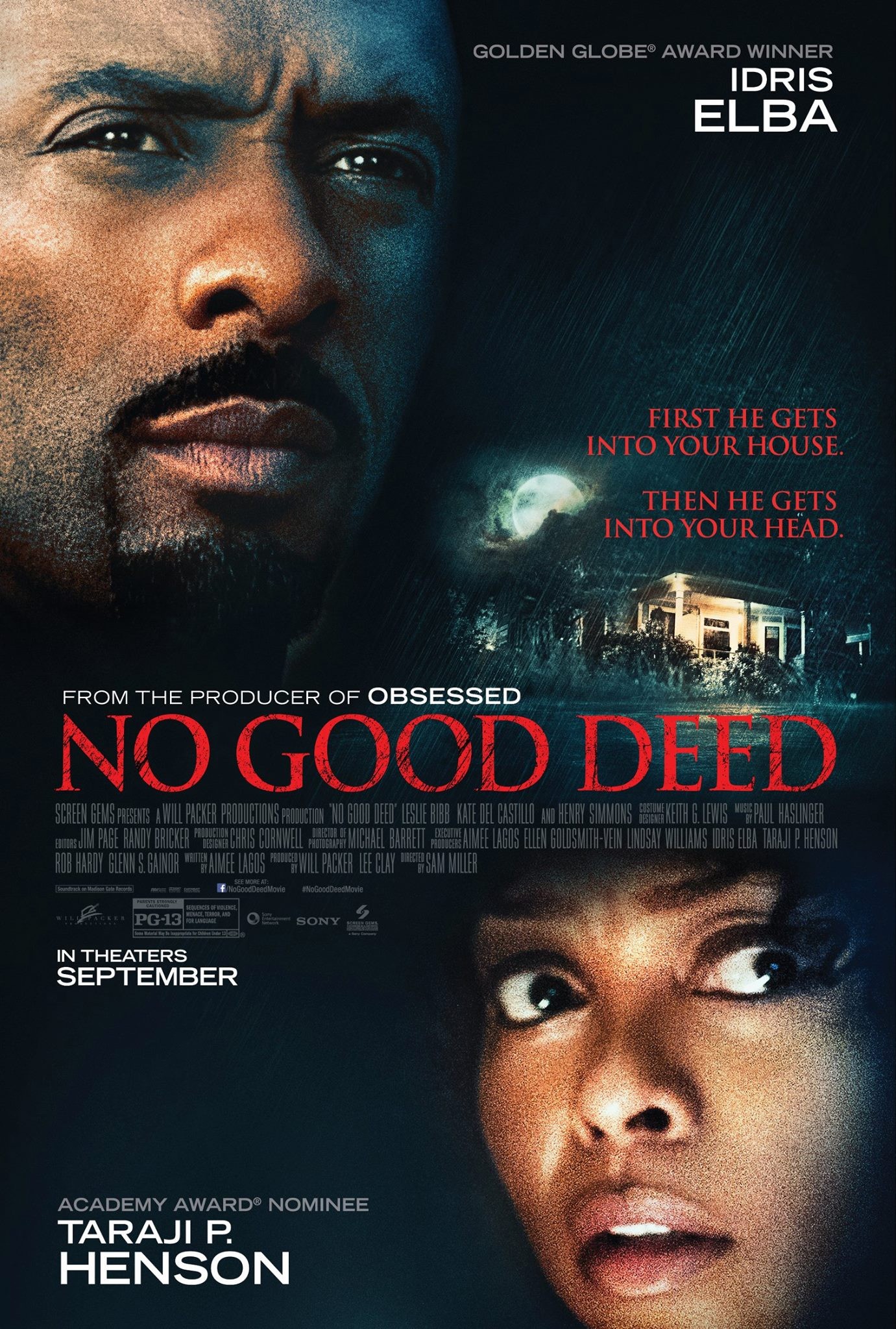 Mega Sized Movie Poster Image for No Good Deed 
