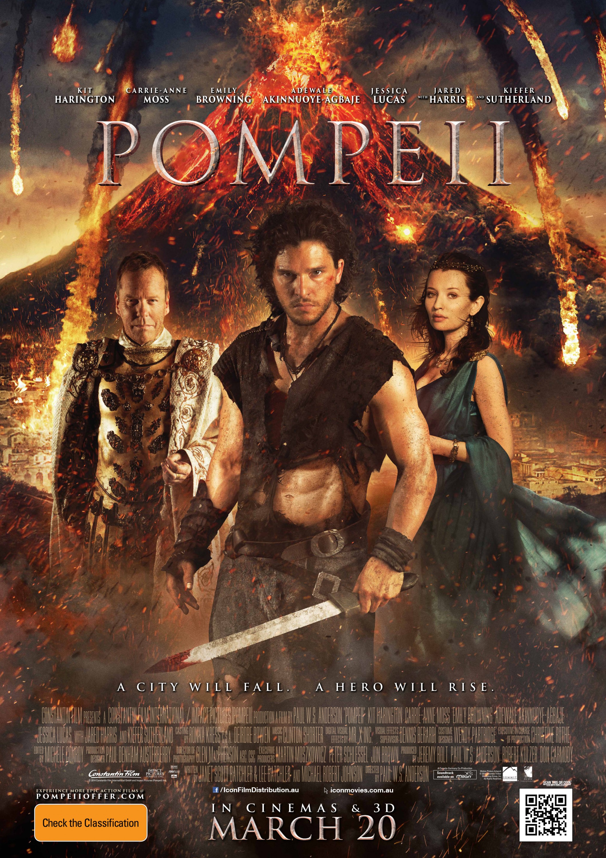 Mega Sized Movie Poster Image for Pompeii (#5 of 6)