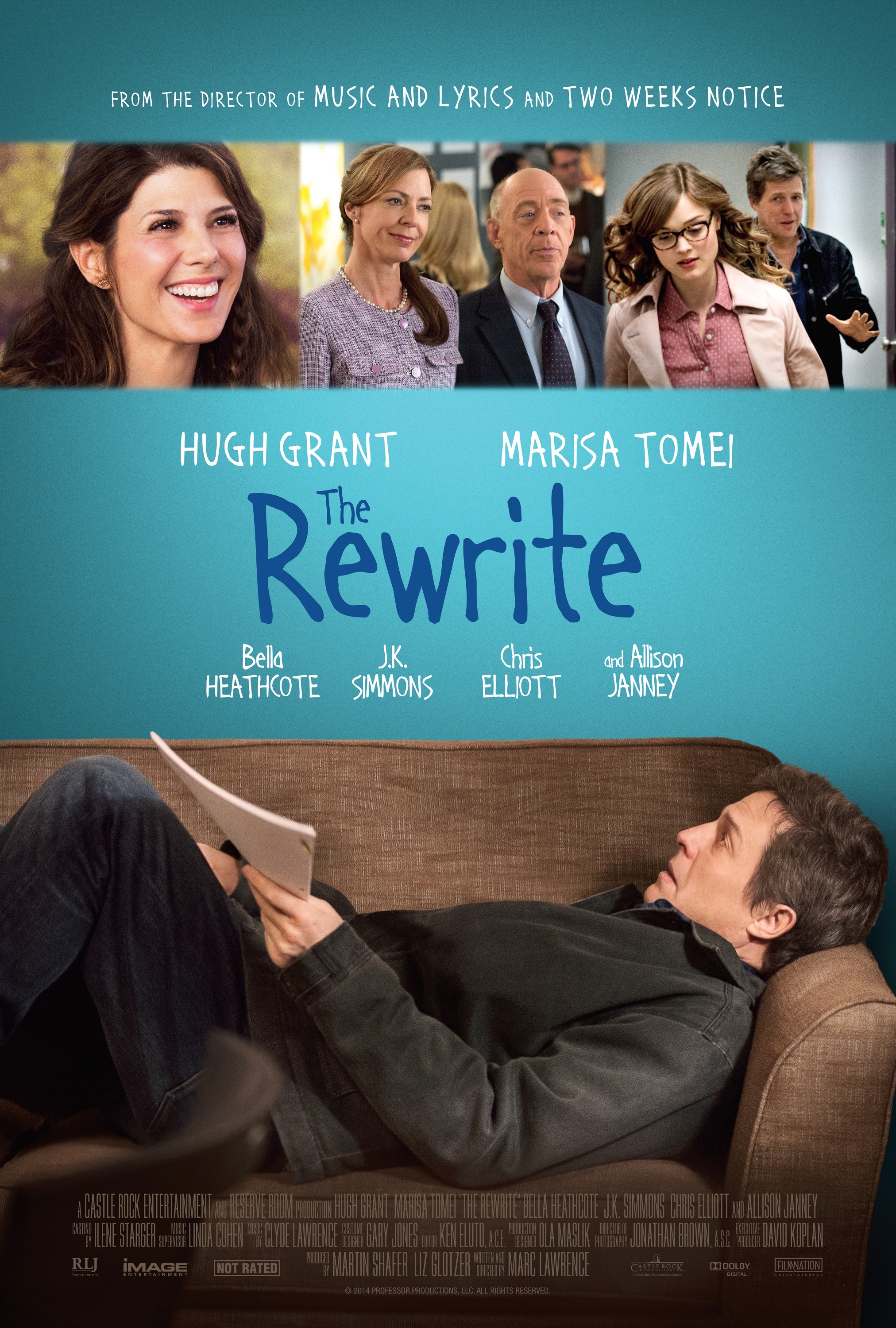 Mega Sized Movie Poster Image for The Rewrite (#2 of 3)